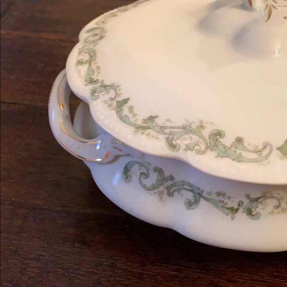 HP🎉Bassett Limoges Austria Covered Porcelain Dish - Picture 11 of 12